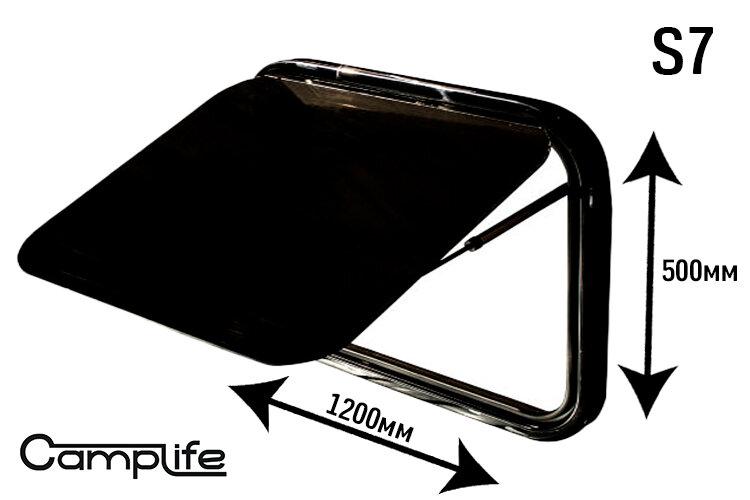 Окно откидное CampLife S7, 1200x500мм