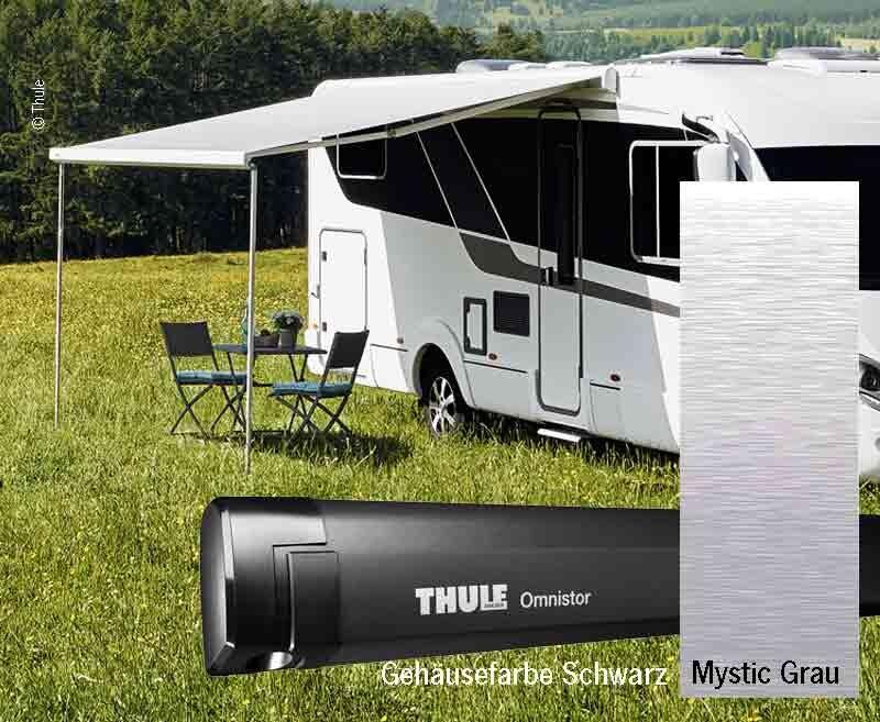 Маркиза настенная Thule Omnistor 5200, 3м, чёрная, серый