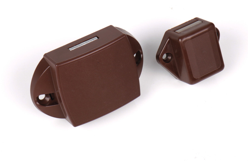 Замок Maxi коричневый для ручек Pushlock