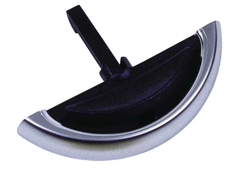 Ручка мебельная серебристая