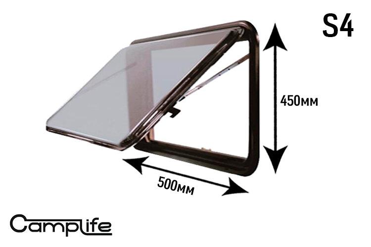 Окно откидное CampLife S4, 500x450мм