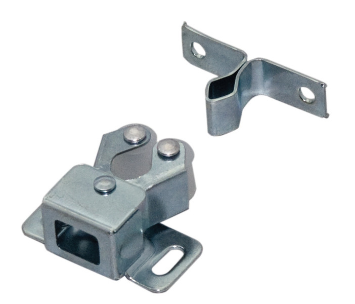 Двойной роликовый фиксатор, 2 штуки, металл.