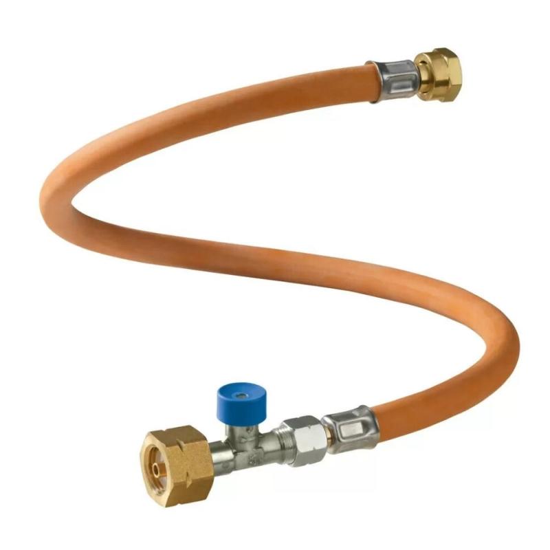 Шланг газовый X3(Komb.Shell-H)-M20 45см с аварийным клапаном