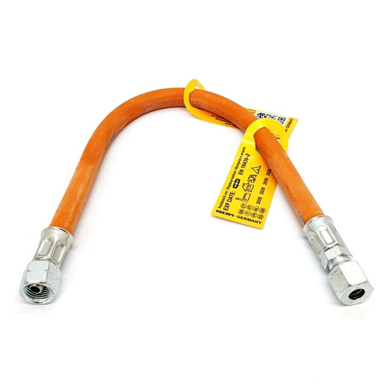 Шланг газовый G1/4LH-RVS8 40см