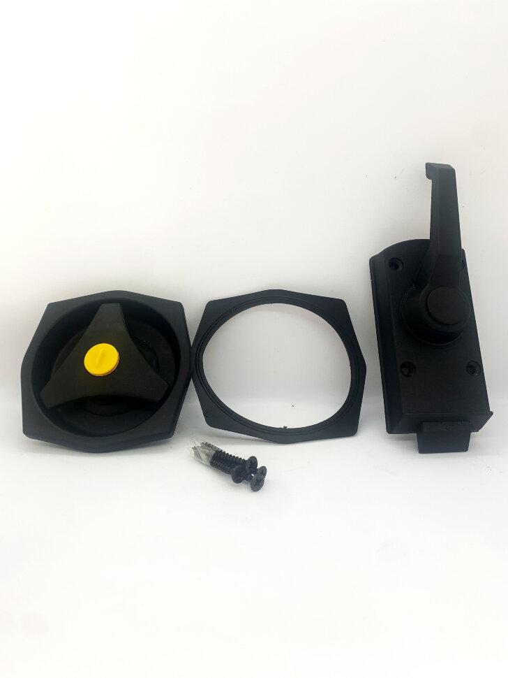 Замок дверной HSC 94мм, 32-40мм, без личинки и ключа