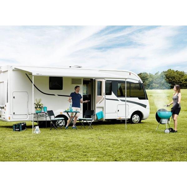 Маркиза настенная Thule Omnistor 5200, 4,5м, антрацит, серое полотно