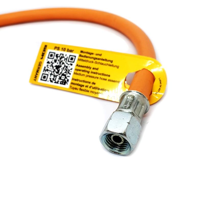 Шланг газовый G1/4LH-RST 40см