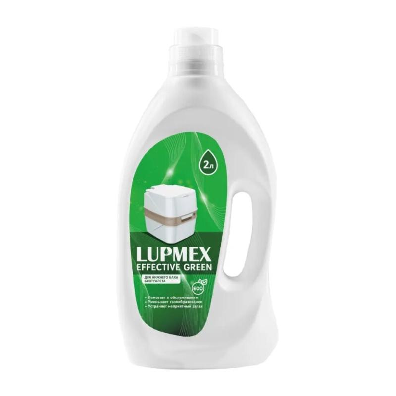 Жидкость для биотуалета Lupmex Effective Green, 2л