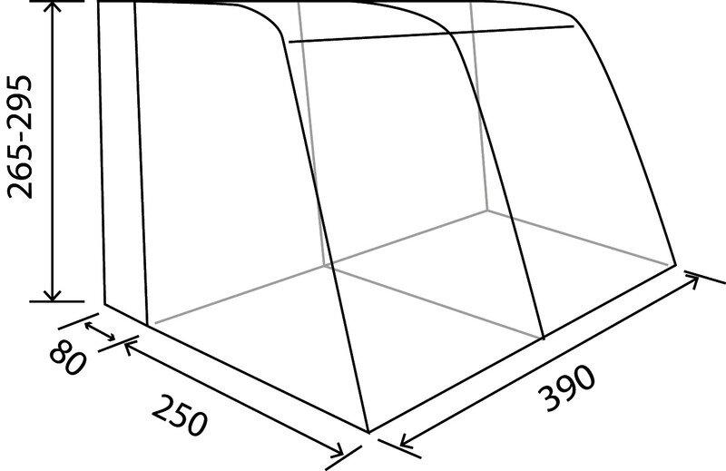 Палатка надувная Reimo, Tour Ponza Air 390
