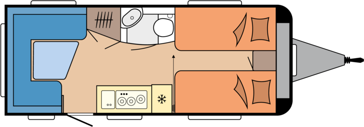 Прицеп-дача Hobby Excellent 495 UL