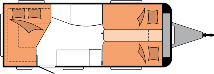 Прицеп-дача Hobby Excellent 495 UL