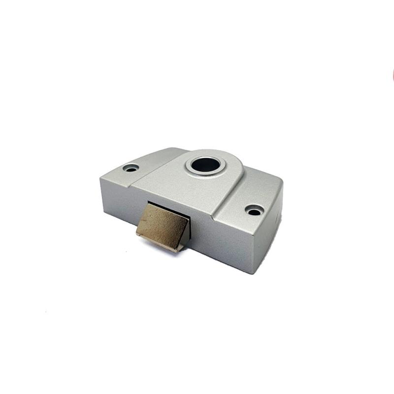 Замок душевой одноточечный, серебристый