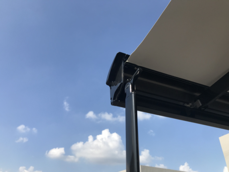 Маркиза настенная электро Camplife 2,5 м черная, черный жемчуг