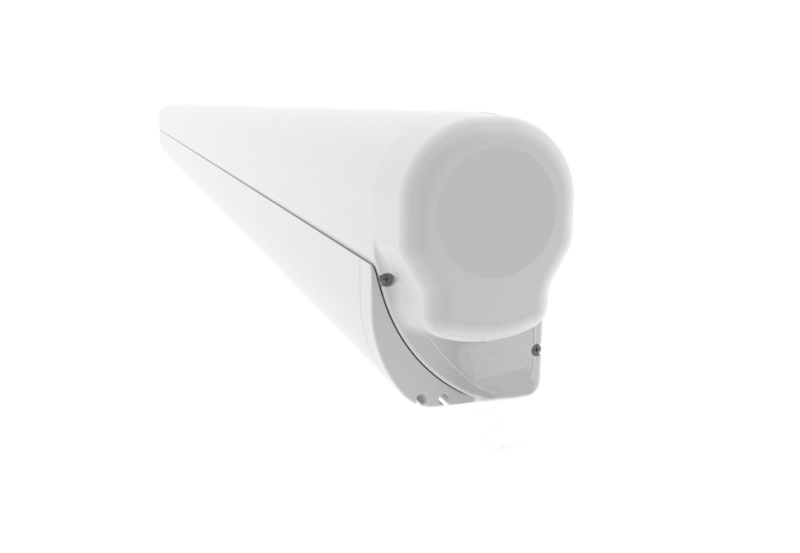 Маркиза настенная электро Camplife 4 м белая, морская волна