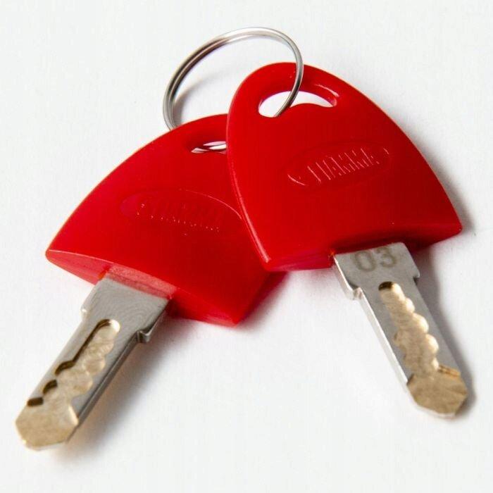 Замок дополнительный Fiamma Safe Door 3 Г-образный (комплект 3шт), белый