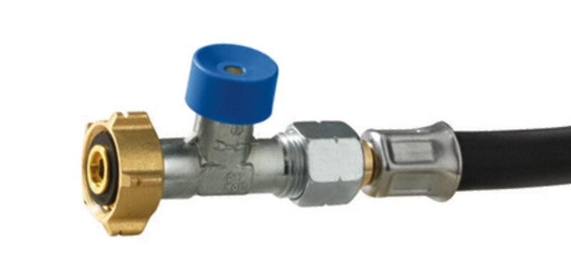 Шланг газовый G2(Shell-F)-M20, 45см, с аварийным клапаном