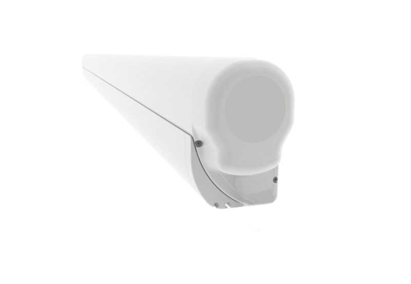 Маркиза настенная электро Camplife 3,5 м белая, морская волна