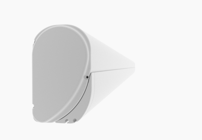 Маркиза настенная электро Camplife 3 м белая, морская волна