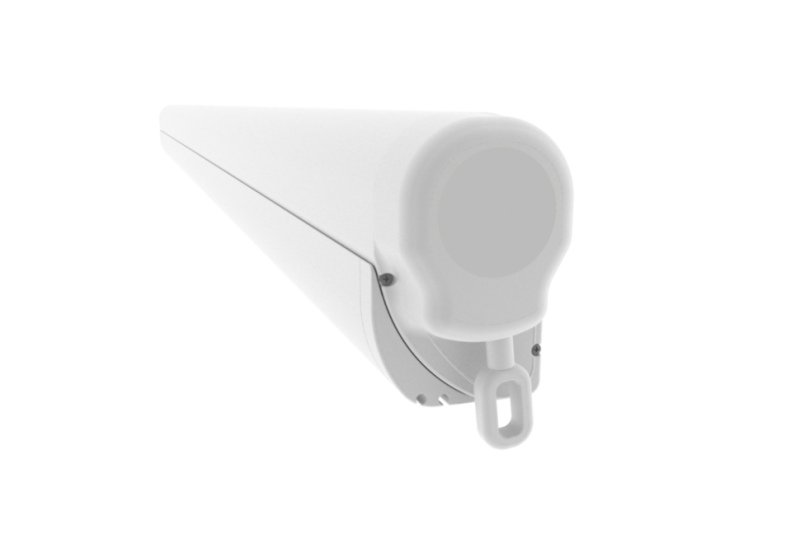 Маркиза настенная электро Camplife 3 м белая, морская волна