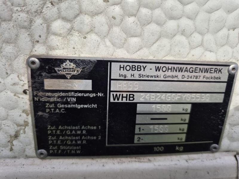 Прицеп-дача Hobby Prestige 560